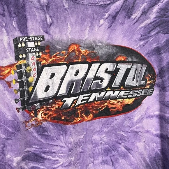 BRISTOL Tennessee Gladiators of Speed 2018 T Shirt Size L Graphics Front & Back - Picture 3 of 6
